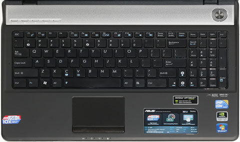ASUS N61J клавиатура и тапчад
