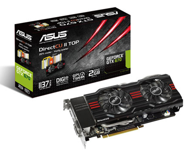 ASUS GeForce GTX670-DC2T-2GD5