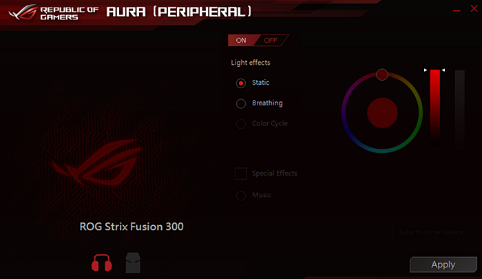 ASUS ROG Strix Fusion 300